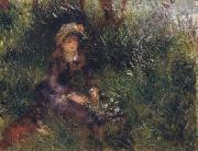 Pierre Renoir Madame Renoir with a Dog oil painting picture wholesale